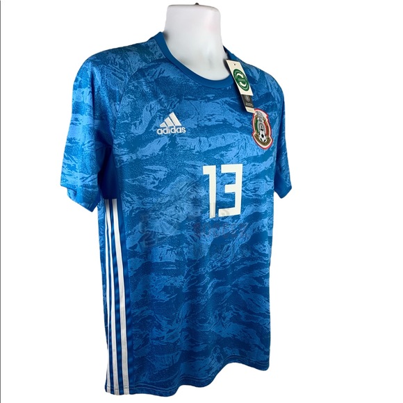 Guillermo Ochoa #1 Mexico Goalie Mens Soccer Jersey World Cup - Picture 10 of 15